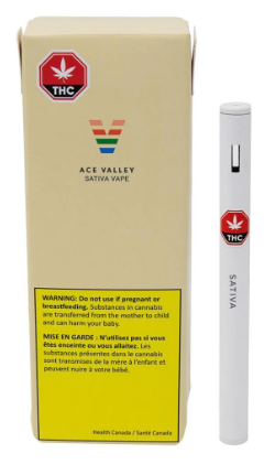 Ace Valley Sativa disposable vape pen