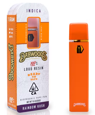  Dabwoods Loud Resin Rainbow Kush Disposable Vape