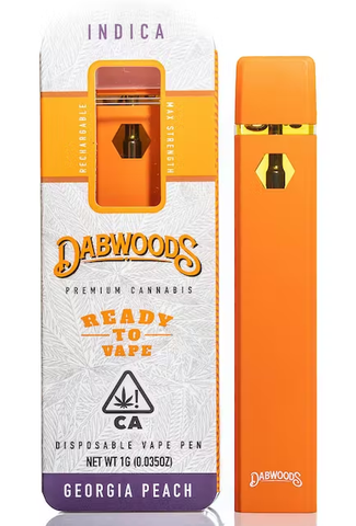 Georgia Peach Dabwoods Disposable Vape