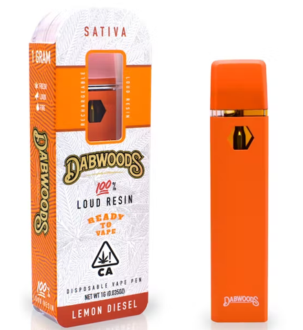 Lemon Diesel Dabwoods Disposable Vape