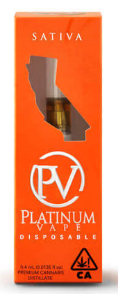 Platinum Sativa Disposable Vape Pen