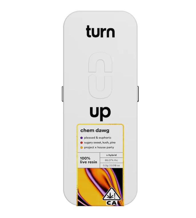 Turn Up Carts Disposable Chemdawg - Turn Carts Official Website