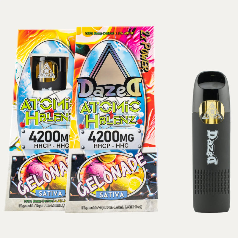 DazeD8 Atomic Blenz THC-A+D9THC-P+D8THC-P Nimbuz 4.2g Disposable Vape 1ct |  Best Price in 2023 at H&S WHOLESALE