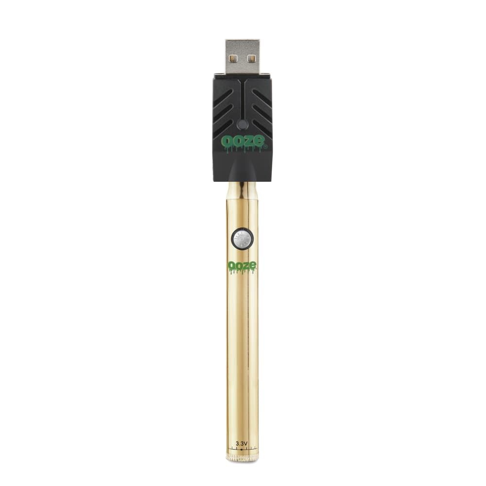 Ooze Twist Slim Pen - 320 mAh Flex Temp Battery - Lucky Gold