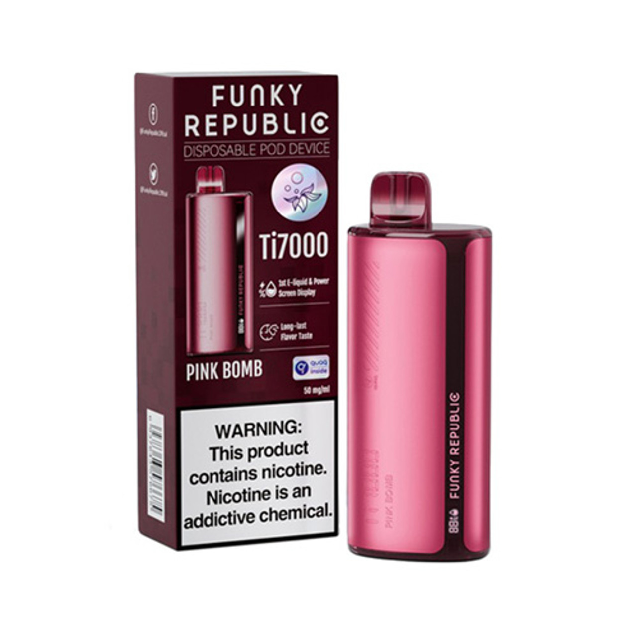 Funky Republic Ti7000 Disposable Vapes @ Wholesale Prices