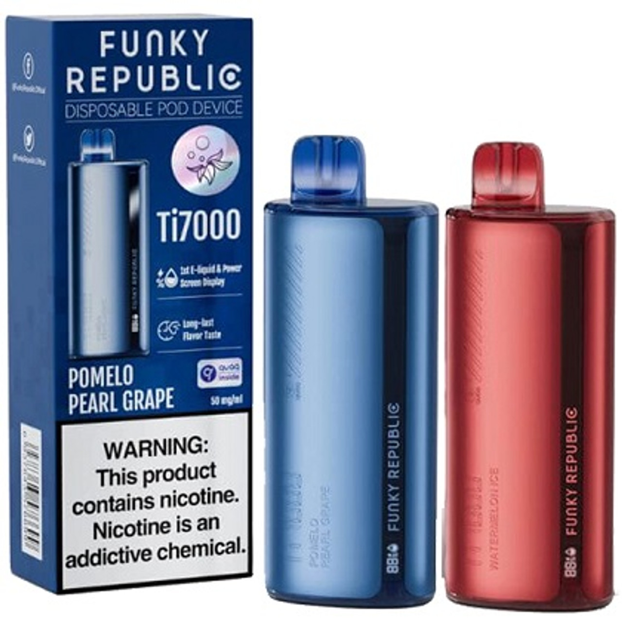 Funky Republic Ti7000 Disposable Elf Bar 17ml – Vape Guys Inc