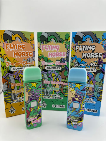 Flying Horse Stoner Blend 5g THC-P & THC-X & HYDROXY-11 3 Flavors In 1 1ct  Disposable Vape | Best Price in 2024 at H&S WHOLESALE